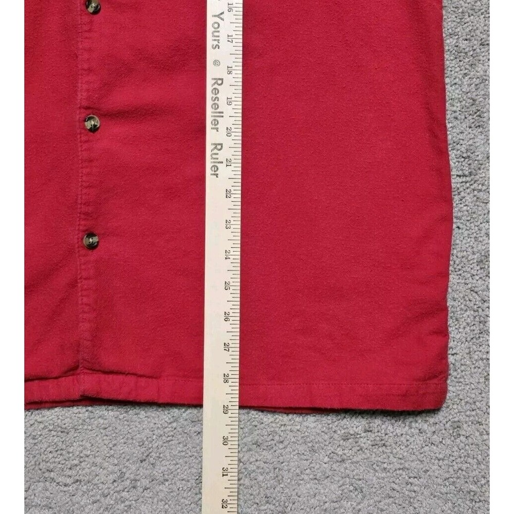 Vintage Mickey & Co. Size L Red Disney Mickey Mouse Button Up Pajama‎ Shirt Top - Picture 15 of 16